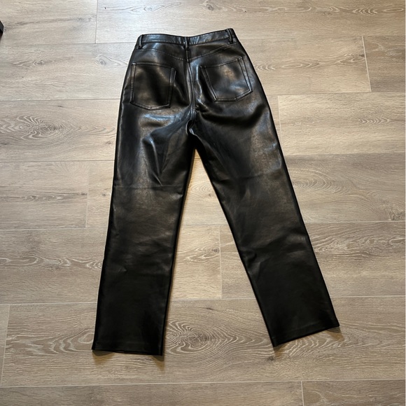 ARITZIA WILFRED MELINA PANTS - black leather - Picture 5 of 5